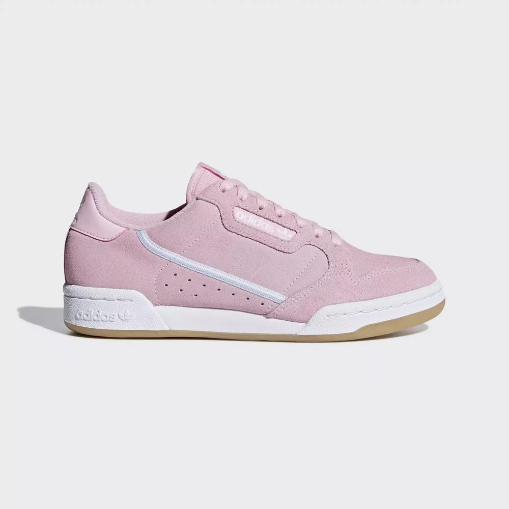 Adidas Continental 80 Tenis Rosas Para Mujer (MX-27465)